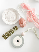 Load image into Gallery viewer, Hamsa Dish and Evil Eye-Pink Gift Set