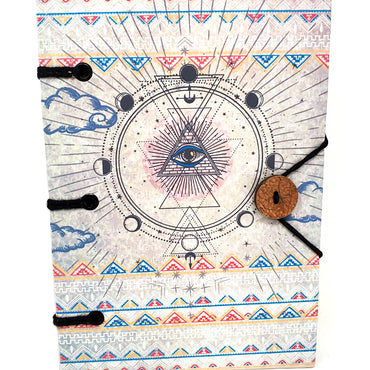 Moon Phase Printed Hardcover Journal