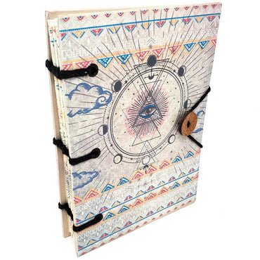 Moon Phase Printed Hardcover Journal